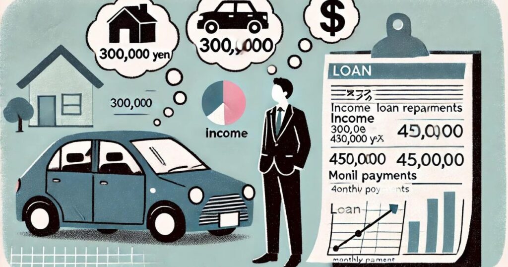 年収300万円で400万円の車を購入する際のポイント