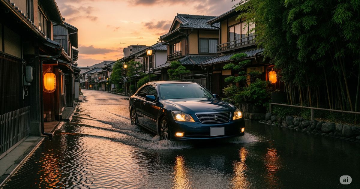 車の冠水はどこまで大丈夫？走行の危険性と対処法を解説
