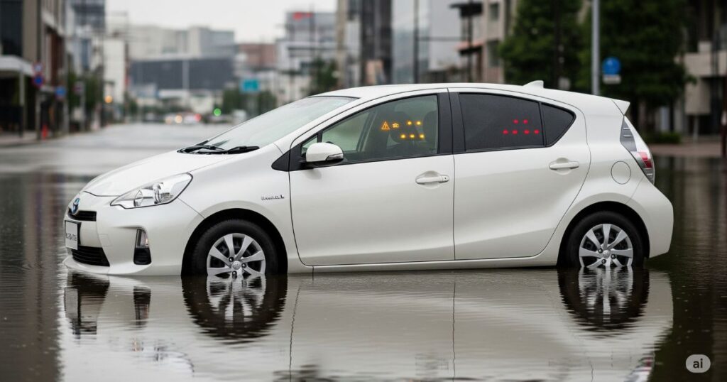 ハイブリッド車は冠水にどこまで耐える?