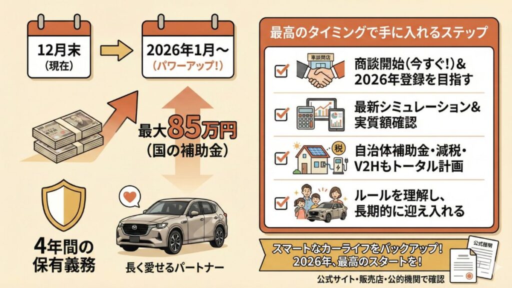 マツダのCX-60 PHEV補助金で賢く選ぶ結論