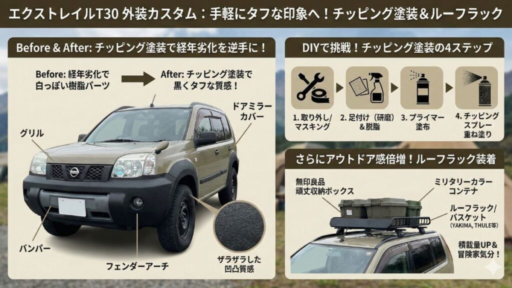 グリルやバンパー等の外装パーツ