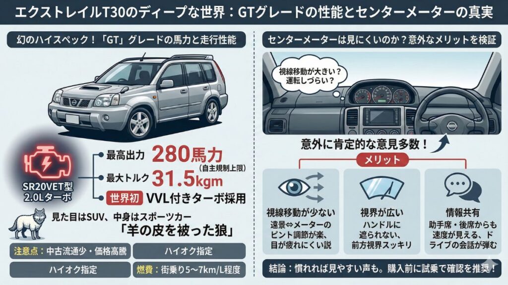 GTグレードの馬力と走行性能