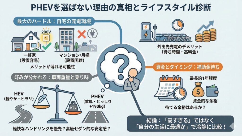 検討時に確認したいPHEVを買わない理由の真相