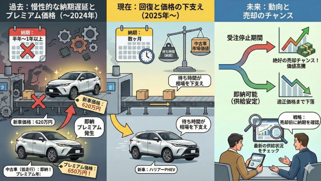 ガソリン車やハイブリッド車とのリセール順位の比較