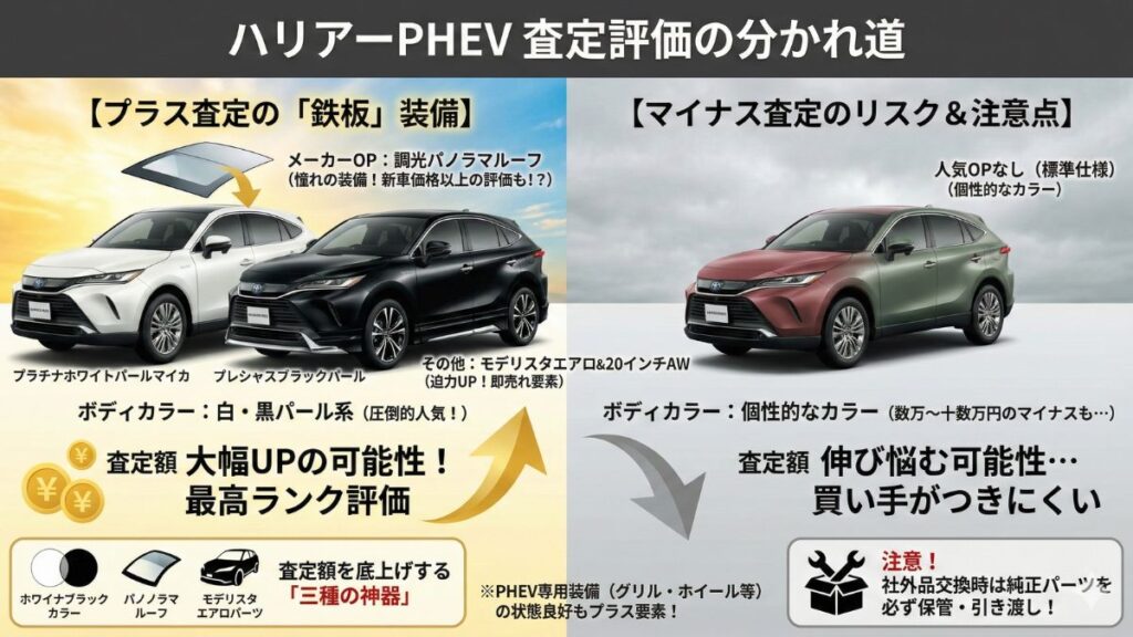 ハリアーのPHEVのリセール額を左右する重要ポイント