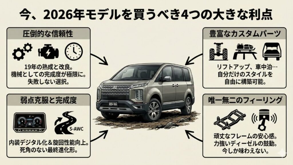 熟成された現行モデルを今購入する利点
