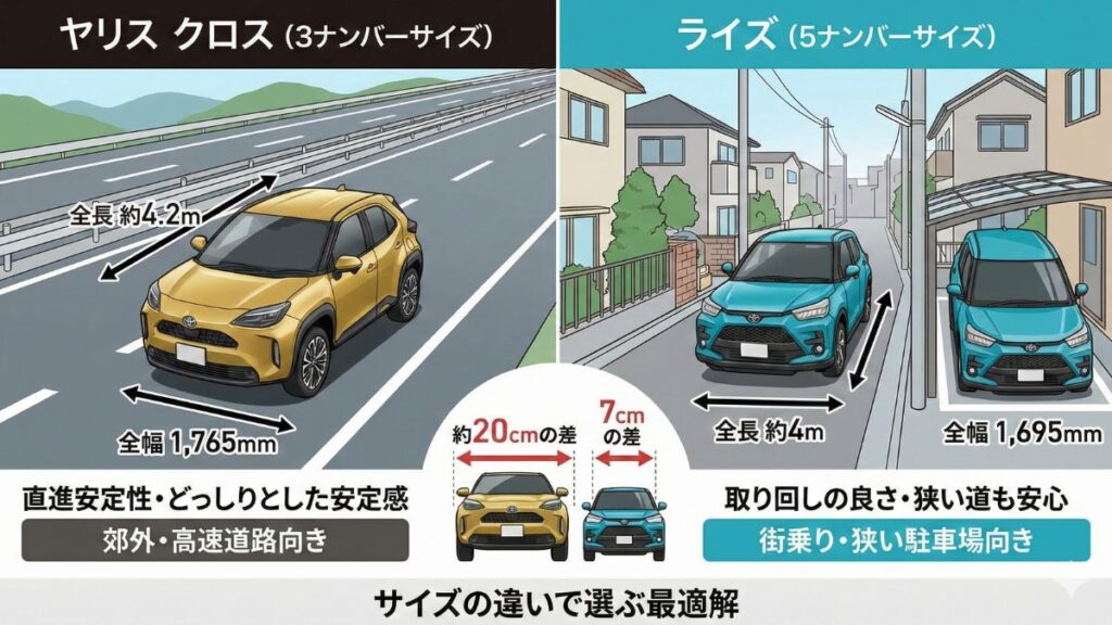 ヤリス クロスとライズの比較で選ぶ最適解