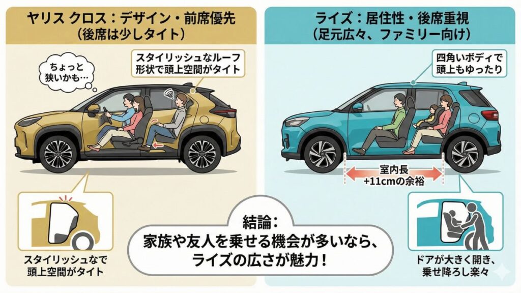 失敗しないヤリス クロスとライズの比較ポイント