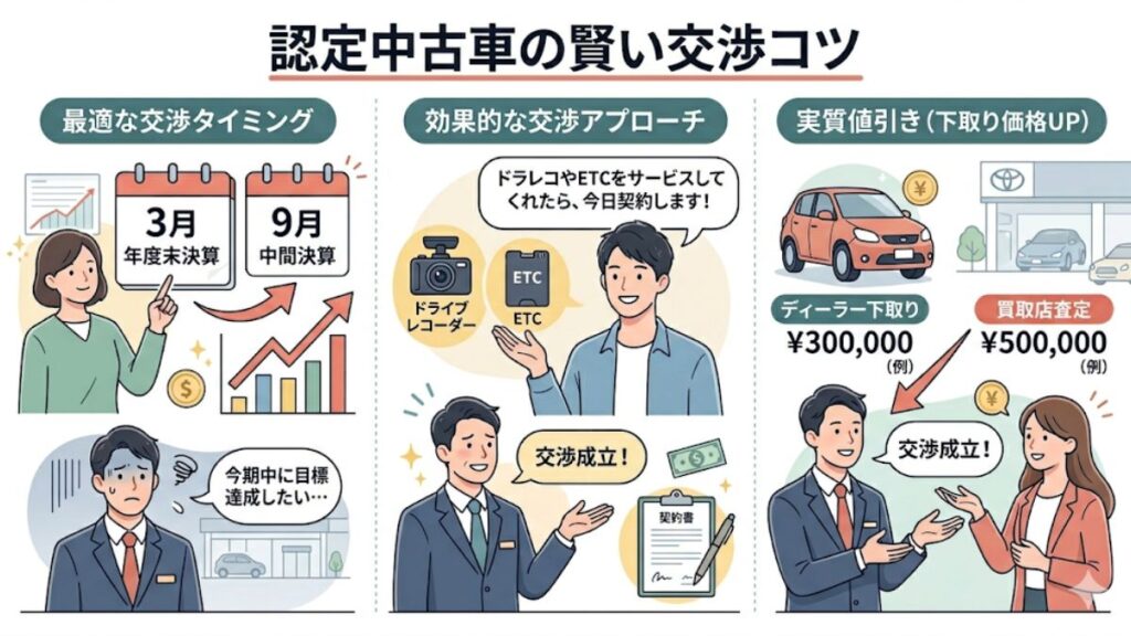 値引き交渉を有利に進めて支払総額を抑える秘訣