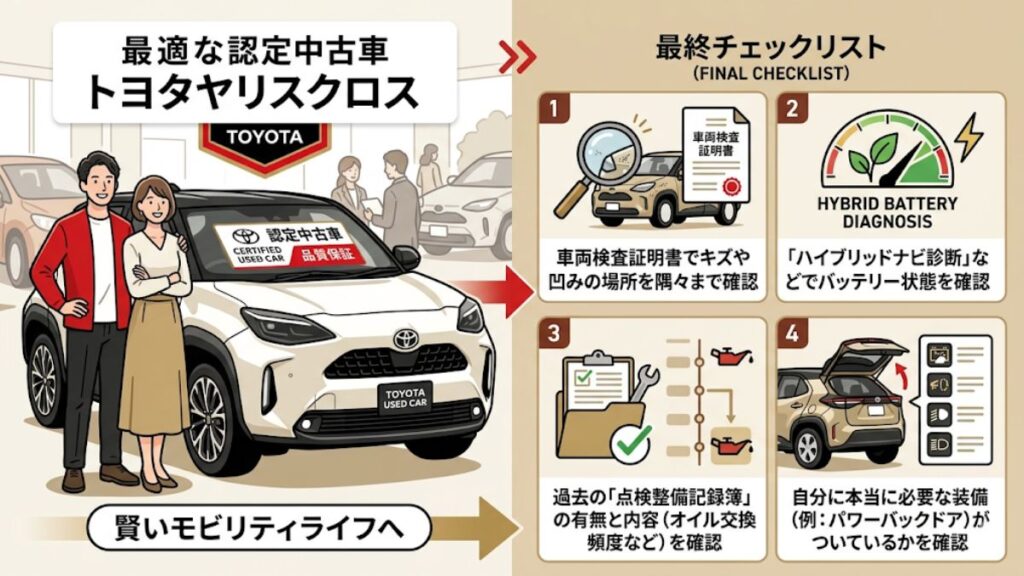 自分に最適なヤリス クロス認定中古車を見つける方法