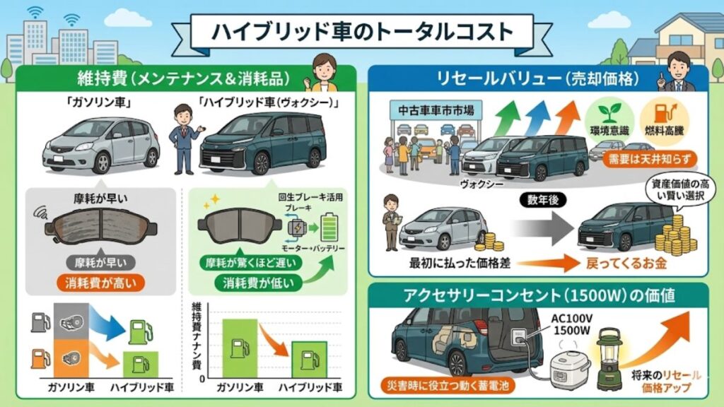 維持費やリセールを含めたトータルコストの魅力
