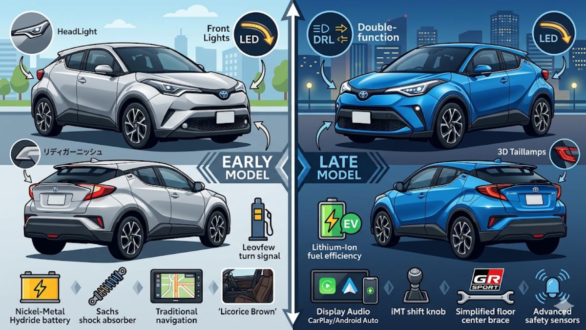C-HRの前期と後期の違いを徹底比較！燃費や装備、どっちが買い？